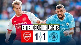 EXTENDED HIGHLIGHTS | Arsenal 1-1 Man City | Defeat on penalties in Community Shield