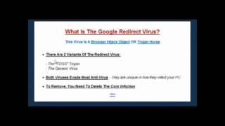 Redirect Virus Removal Tool