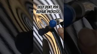 How Stretch Dents are Fixed w/ Paintless Dent Repair: PDR Tutorial