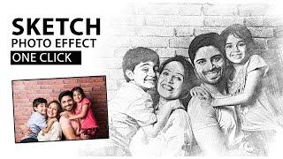 Photo sketch effect in photoshop | Free Download