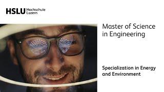 Master of Science in Engineering Specialization in Energy and Environment