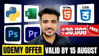 16 Udemy Premium Courses {100% FREE} For Students & Professional;  Free Udemy Course Certificate