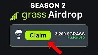 Grass Mining Airdrop Season 2 || How to Claim Grass Coin & withdraw ||