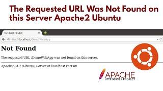 The requested url was not found on this server apache2 ubuntu  - Fixed