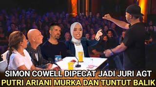 Detik² Putri Ariani Marah Saat Simon Cowell Di Usir Dari Kursi Juri America's Got Talent 2023.