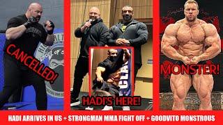 Hadi Choopan Arrives in USA for Arnold Ohio + World's Strongest MMA Fight Canceled +GOODVITO 8 Weeks