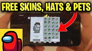 Among Us Mobile GLITCH ️ Free SKINS, HATS, PETS ALL UNLOCKED NOW ️ iOS ANDROID APK