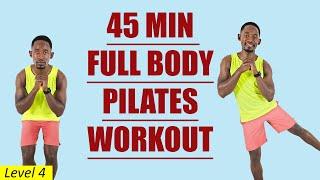 45 Min FULL BODY PILATES WORKOUT for Beginners - No Equipment No Jumping