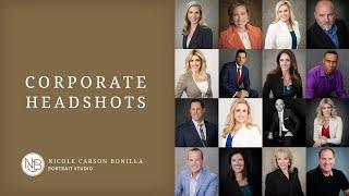 Contemporary Corporate Headshots with Nicole Carson Bonilla Portrait Studio