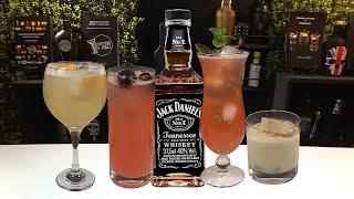 4 COCKTAILS con JACK DANIELS  originales y únicas