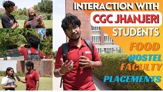 A Survey On CGC JHANJERI COLLEGE !! Q/A 