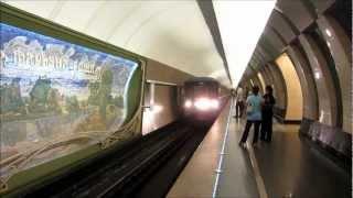 Красивая Московское Метро: The Beautiful Stations of Moscow Metro and the Trains... (Moscow, Russia)