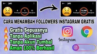 Cara Menambah Followers Instagram Indonesia Gratis Sepuasnya