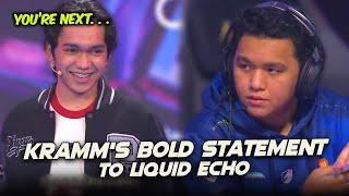 SRG KRAMM MADE A BOLD STATEMENT to LIQUID ECHO after they ELIMINATE ONIC ESPORTS