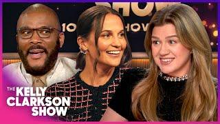 Tyler Perry & Kelly Clarkson Interview Goes Off The Rails — Until Alicia Vikander Steps In!