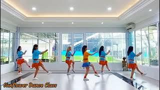 Double Push Line Dance||Demo by Tayuka Karamoy & Sunflower Dance Class