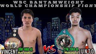JUNE 24 2024: Bagong WBC Bantamweight World Champion-Vincent Astrolabio(PH) vs Junto Nakatani(JAPAN)