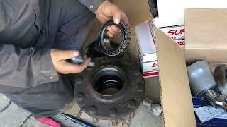 Semi Trailer Wheel Seal and bearing install. Part 1