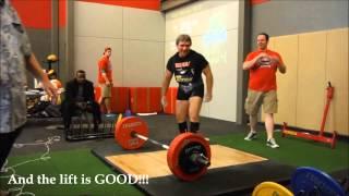 Gregory Kleyn World Record deadlift. 100% Raw Powerlifting Federation.