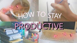 HOW TO STAY PRODUCTIVE AND FOCUS during quarantine (10 simple steps) | Giselle Shi