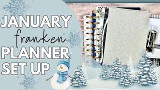 JANUARY PLANNER SETUP | HAPPY PLANNER - PLANNER MOVE IN - FRANKENPLANNER FRANKEN PLANNER SET UP