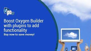 Boost Oxygen Builder with plugins to add functionality