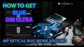 WARZONE DM ULTRA GLITCH TUTORIAL. HOW TO GET BLUE DM ULTRA IN WARZONE PLUS A FIX FOR MP RETICAL BUG