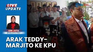 Ribuan Simpatisan Arak BERTAJI Naik Andong ke KPU OKU, Teddy-Marjito Resmi Daftar Pilkada 2024