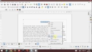 Encadrer un titre sur libreoffice