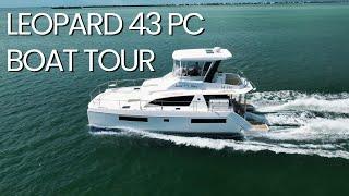 2016 Leopard 43 Power Catamaran For Sale | Yacht Tour & Walkthrough