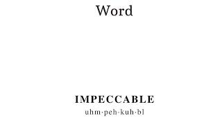 Impeccable #shorts #short #pronunciation #vocabulary #gre #toefl #ielts