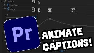 Premiere convert captions to text (How to ANIMATE New Premiere Autocaptions)