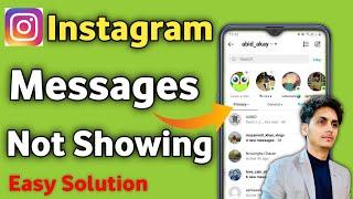 Fix Instagram Message Not Showing 2023 | Instagram Messages Not Showing Up