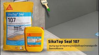 SikaTop Seal -107 KH ជាឈុតល្បាយសម្រាប់ការពារជម្រាបទឹកដែលមានពីរផ្នែក (ម្សៅ + ទឹក)។