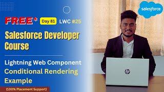 How to used Conditional Rendering Example in Lightning Web Component #salesforce #lwc