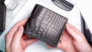 Making Hermes alligator bespoke wallet that beat the $5,000 Hermes wallet