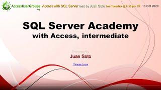 SA: SQL Server Academy with Access, intermediate - Access with SQL Server