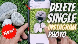 How to Delete a Single Instagram Picture from a Post | Remove single photo from post (NEW UPDATE)