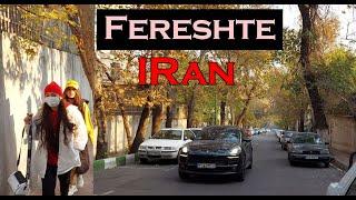 Fereshte street walking POV Tehran Iran 2021 4k پیاده روی در خیابان فرشته تهران ایران