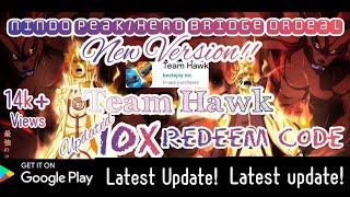 Team Hawk | Latest & Old Redeem Code 10X You can still Claim the Old Code for Newbie  98%Working!!