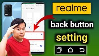 Realme c35 back button setting/Realm c35 back button change/Realme c35 navigation gesture setting