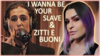 Måneskin - I Wanna Be Your Slave & Zitti E Buoni Jam at Home REACTION | Реакция Манескин