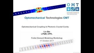 COMSOL simulation tutorial: Optomechanical Coupling in Photonic Crystal Cavities