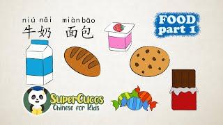 学中文-食物 Part 1| Learn Chinese for kids - Food | Aprender Chino - La Comida