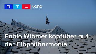 Freeride-Star Fabio Wibmer: Mit dem Bike auf dem Dach der Elbphilharmonie