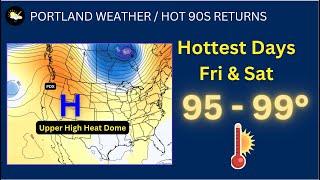 Portland Weather / Hot 90s Return!