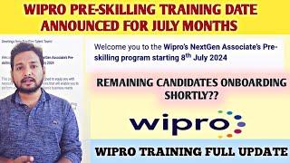 Good News: Wipro Confirmed NGA Pre-skilling Training Date | Survey Mail | Connect Session | Joining