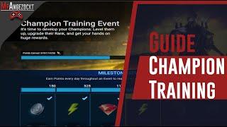 Vorbereitet in ein Champion Training Event | Guide | Raid: Shadow Legends deutsch