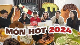 Khó lắm mới tập hợp được cả team, cùng ngồi lại review món hot nhất từng ăn của 2024 