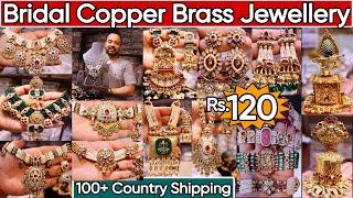 New Instagram Trending Exclusive Bridal Copper Kundan, Polki  & Brass Jewellery Collection 2024